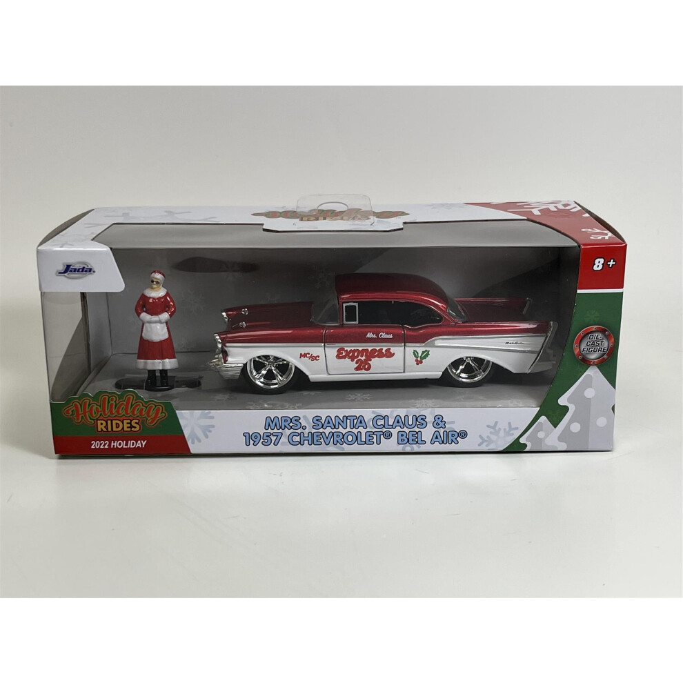 Mrs Santa Claus and Chevrolet Bel Air 1:32 Scale Jada 253253008