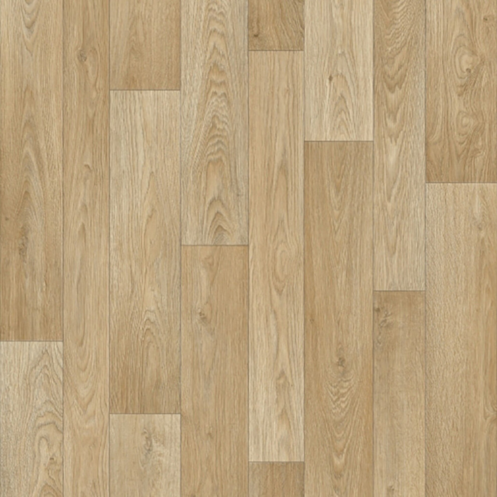 (1m(3'3") X 2m(6'6")-2m², Silverstone Vinyl Vale) 3.5mm Cushion-Backed Anti-Slip Vinyl Flooring for Kitchen, Bathroom, and Living Room