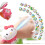 Relógio Hello Kitty com função de projetor 24pcs Slideshow Prenda de Natal 6