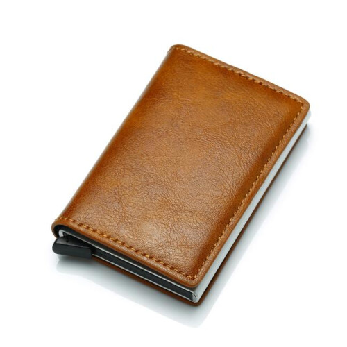 PopUp Smart Card Holder Slides Out 8pcs Cards RFID-NFC Secure 1
