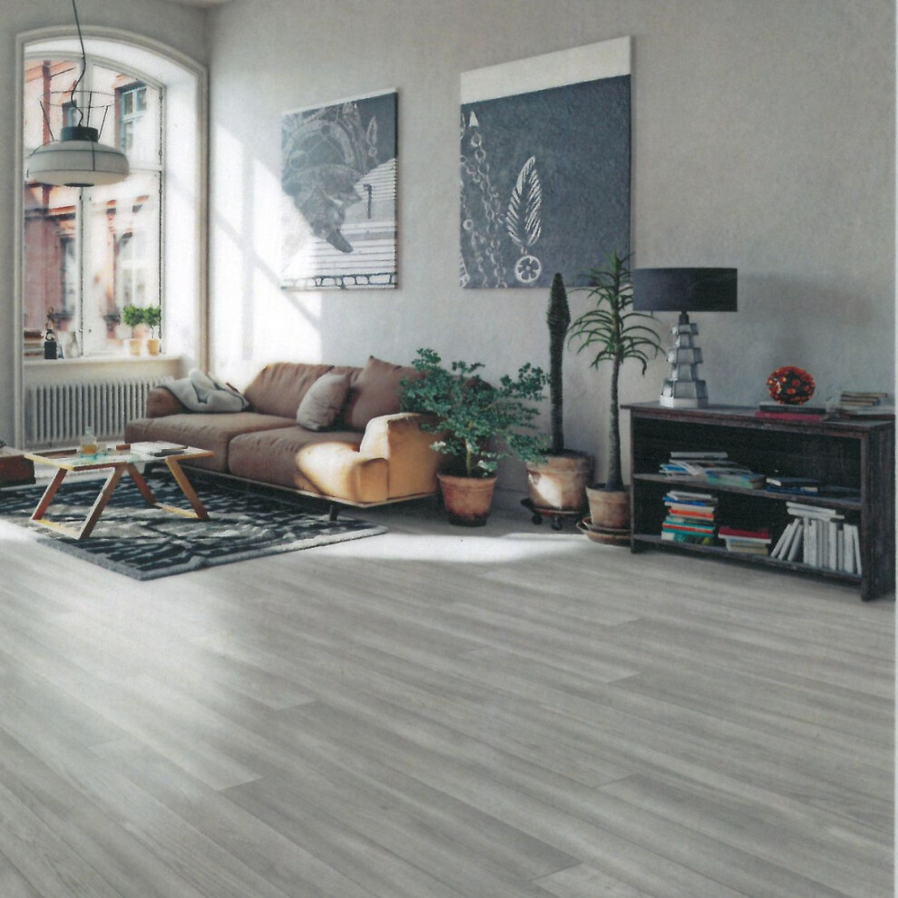 Mega Flooring Uk (5M(16'4") X 2M(6'6")-10Mâ², 4118) Cushioned Anti-Slip Vinyl Flooring, 2.8Mm Thick With 5-Year Warranty For Homes