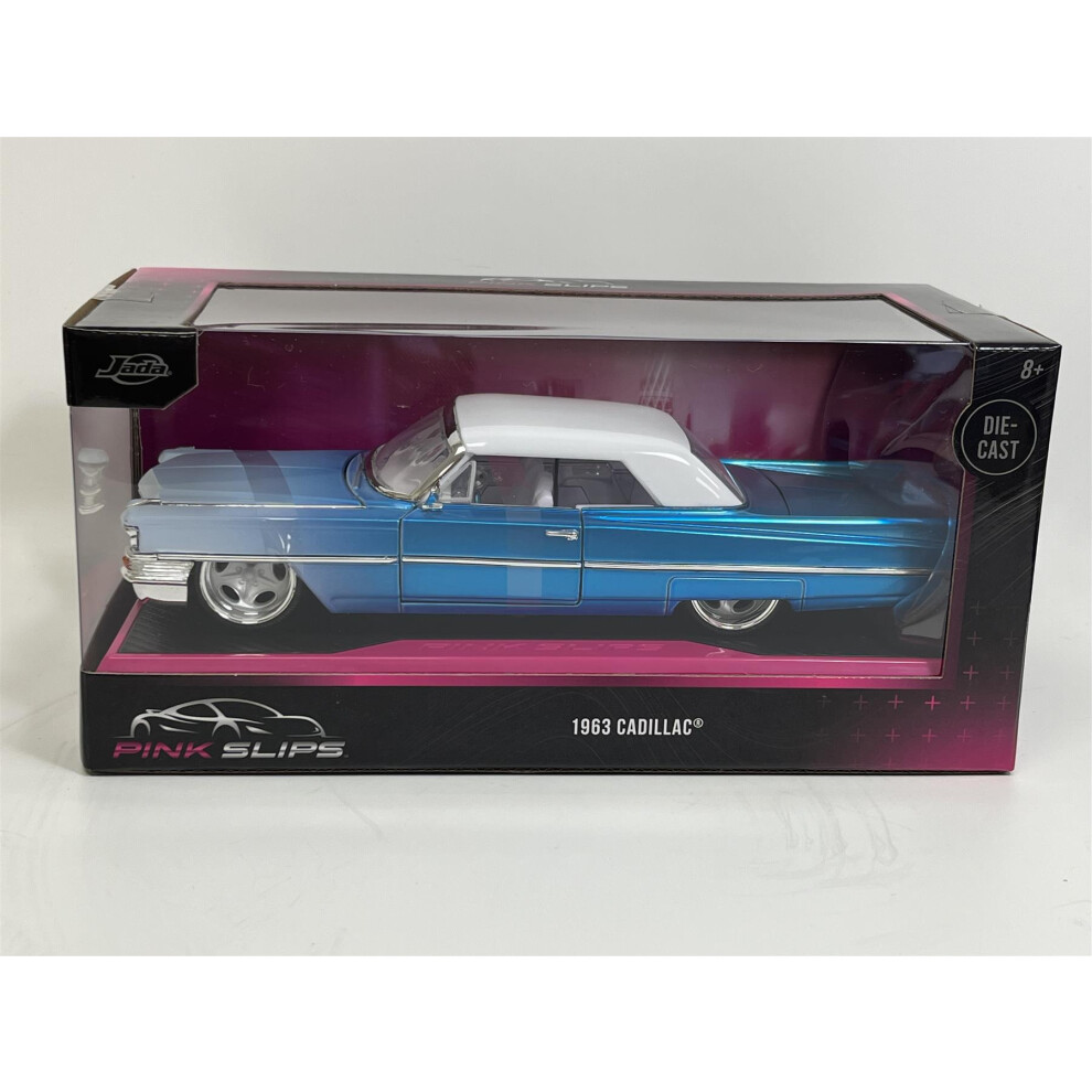 Cadillac 1963 Pink Slips 1:24 Scale Jada 253293009