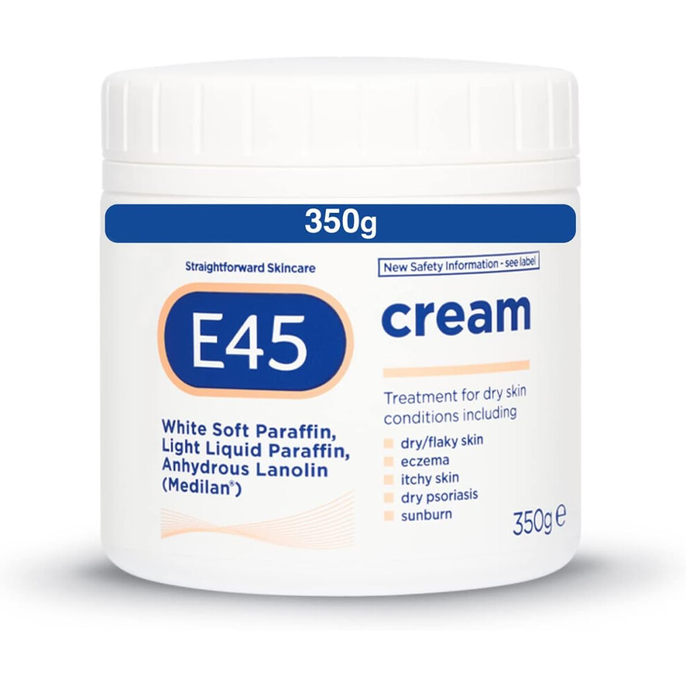 E45 Cream 350 g E45 Cream for Dry, Irritated Skin Moisturiser