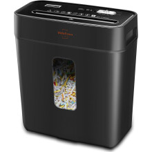 Heavy Duty 6 Sheet Paper Shredder for Home Office, High Security P-4 Anti-Jam System 11.5L Lift Basket, Black