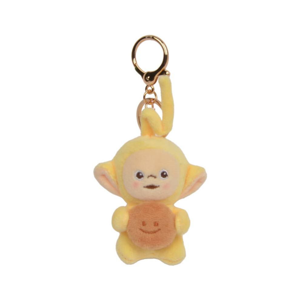 (Yellow) Plush Teletubbies Toys Vocalize Cartoon Fill Doll Backpack Keychain Pendant Gift Yellow