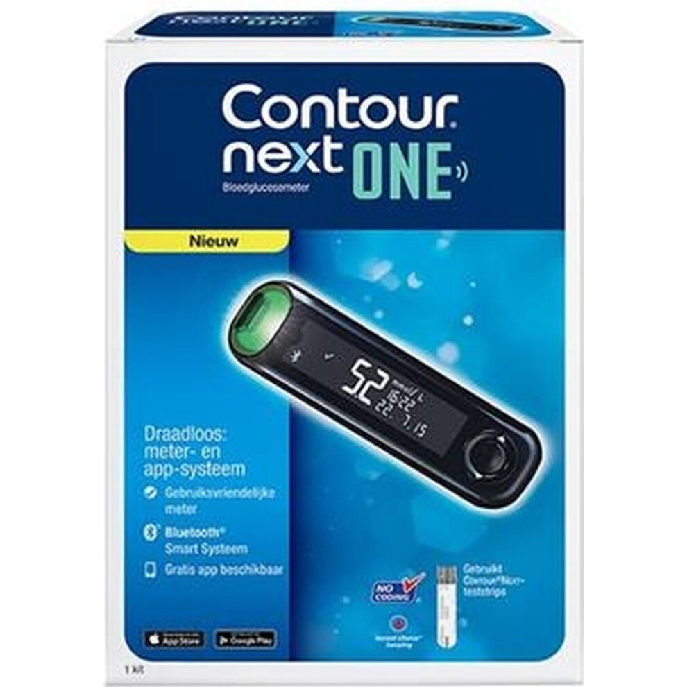 Bayer Contour Next One Blood Glucose Meter,Test Strips,Lancing Device