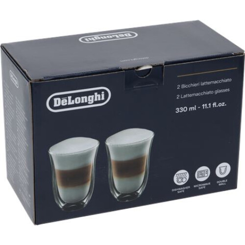 De'Longhi De'Longhi 2 Lattemacchiato glasses