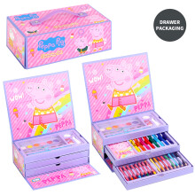 Coffret de coloriage Peppa Pig Coffre d'activité de peinture pour enfants