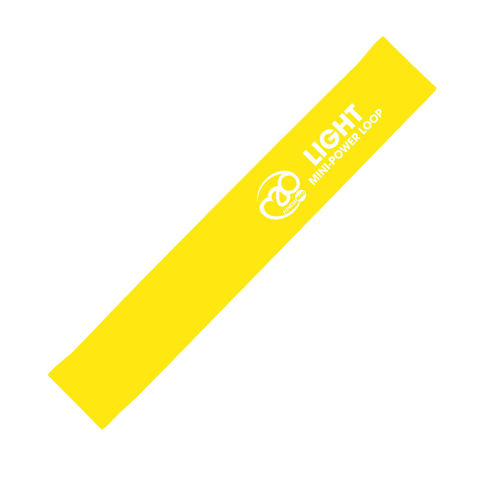 (XL, Yellow) Fitness Mad Mini Power Loop Resistance Band