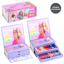 Barbie Colouring Art Case Painting Activity Chest Kids Set