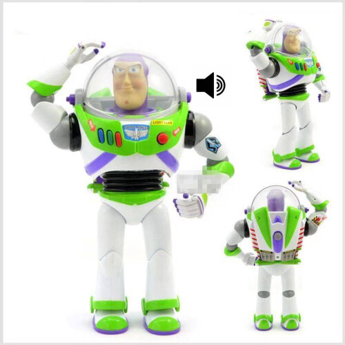 Toy Pixar Story Interactables Buzz Lightyear Talking Action Figure Model 1