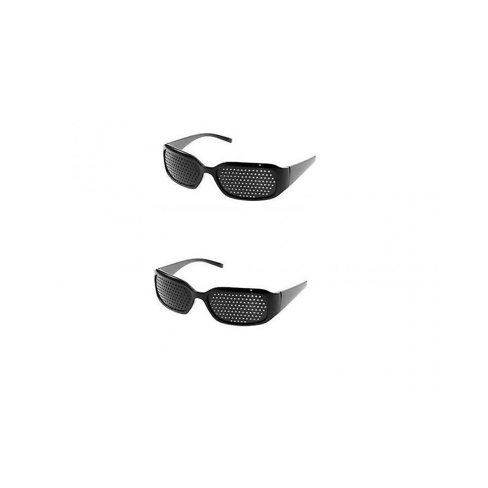 (2Pcs6) New Vision Care Correction Enhancement Glasses Anti-fatigue Eye Training Pinhole Glasses Vision