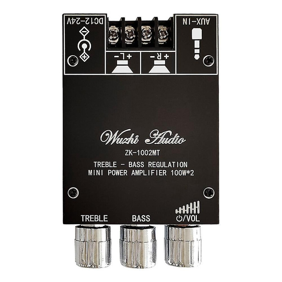 1002Mt Bluetooth 5.0 Subwoofer Amplifier Board 2X100w 2.0 Channel High Audio Stereo Amplifier Board 9176468011238