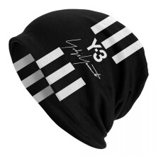 (15) Yohji Yamamoto Skullies Beanies Caps For Men Women Unisex Outdoor Winter Warm Knitted Hat Adult Bonnet Hats