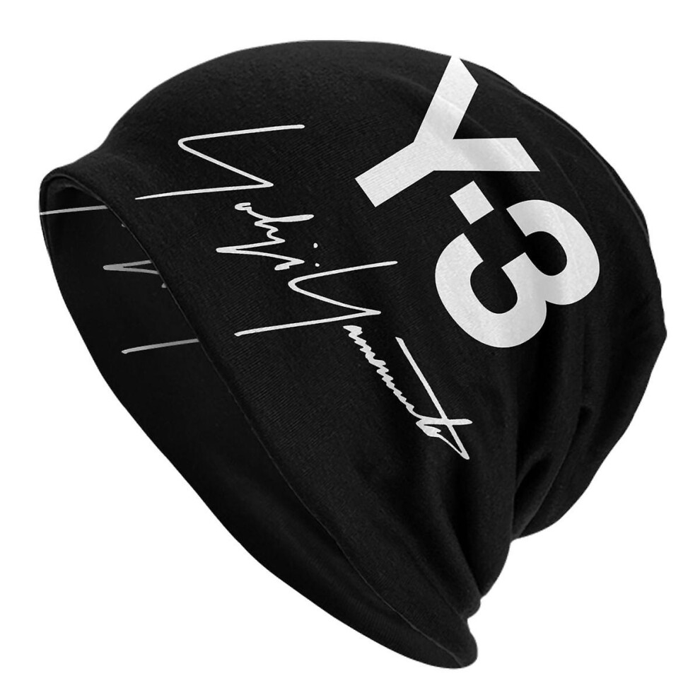(1) Yohji Yamamoto Skullies Beanies Caps For Men Women Unisex Outdoor Winter Warm Knitted Hat Adult Bonnet Hats