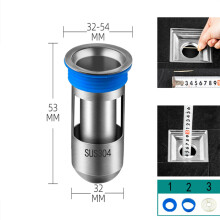 (32-A) Stainless Steel Anti-odor Floor Drain Deodorant Anti-water Anti-blocking
