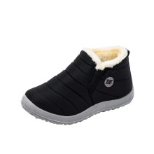 (blue, 38) Winter Warm Water- Velvet Short- Snow Boots Women Flat women's boots