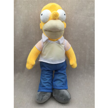(Dad 43CM) Simpson Family Plush Doll for Kids Soft Plush Toys Cuddly Collectable Birthday Christmas Toys Gifts Home Decoration for Boys Girls