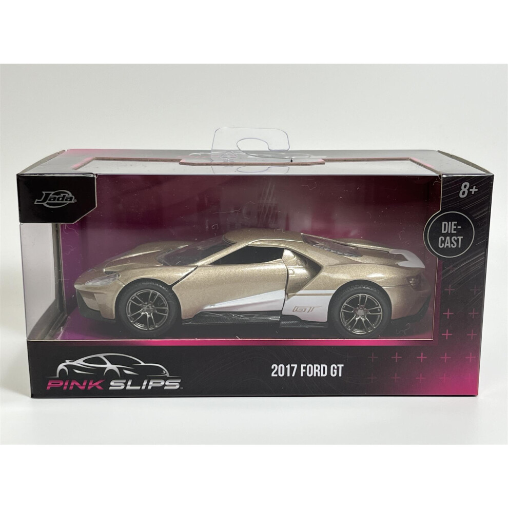 2017 Ford GT Gold 1:32 Scale Pink Slips Jada 253292000 24106