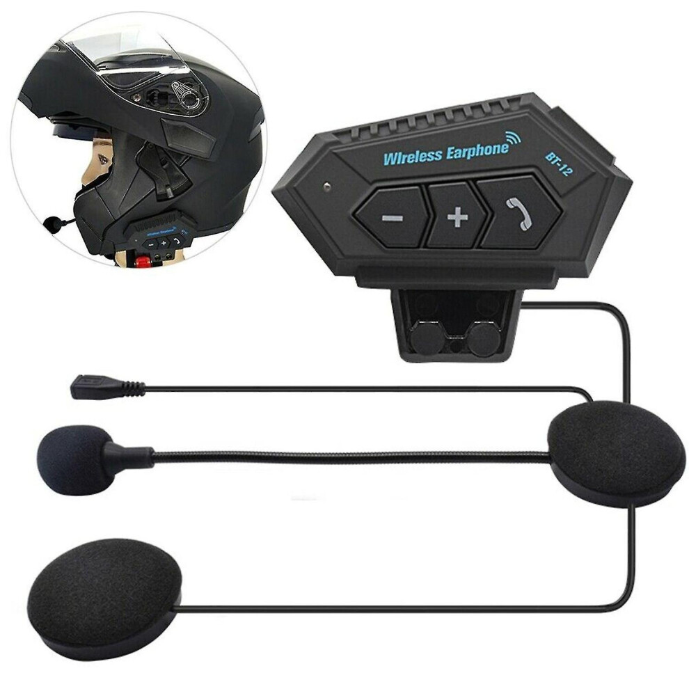 Motorcycle Helmet Bluetooth Headset Helmet Intercom Intercom Light 9176468063343