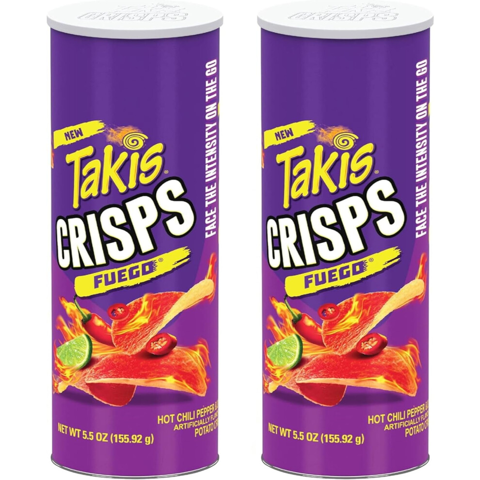 Takis Fuego Crisps Tube Hot Chilli Pepper & Lime Flavour155.92 x 15Pcs