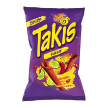 Takis Fuego 10x140g Bag, American Crunchy Crispy Snack