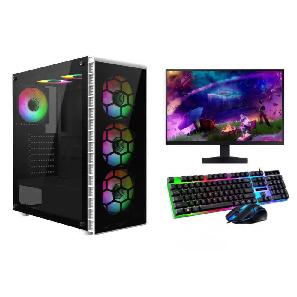 Fcs Ultra Fast I7-4770 Gaming Computer Pc 2Tb+240Gbssd 32Gb Ram Rtx 3050 Windows 11