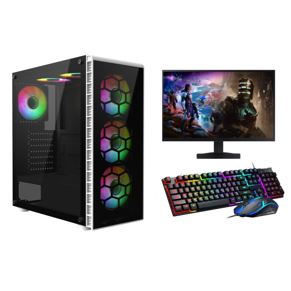 Fcs Gaming Pc Bundle Intel Core I7-4770 16Gb 1Tb Windows 11 Wi-Fi Warranty 5060908881700