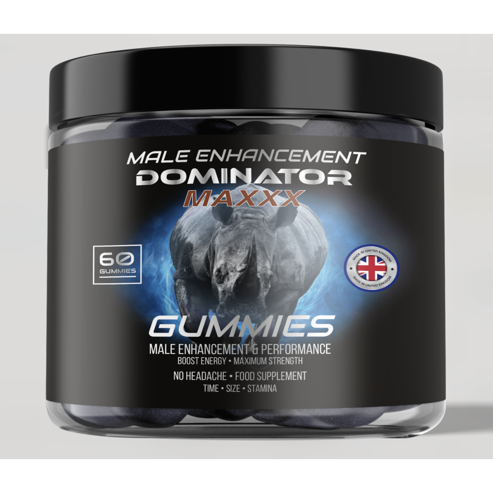 Dominator Male gummies , 1265mg per serving , 60 Gummies