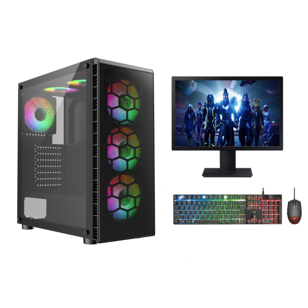 Fcs Fast Gaming Pc Bundle - Core I5-4570 8Gb Ram 1Tb Gt730 2Gb 19'' Monitor 5060908880659