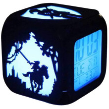 Wekity Square Led , Cubic With Legend Of Zelda Silhouette, Colorful Light-up , Zelda Digital , Colorful Room Dcor (black)
