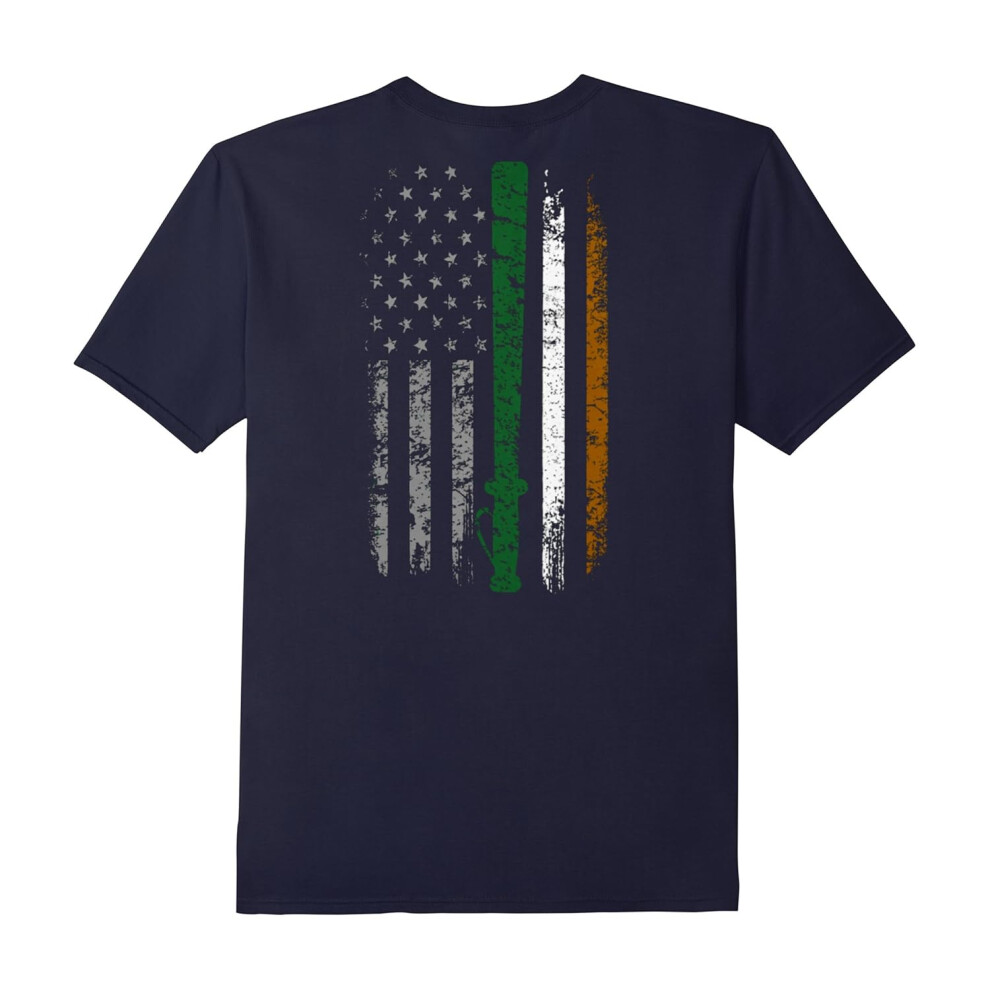 (XXXL) Irish Police Tribute T-Shirts Gifts For Saint Patrick's Day-Father's Day