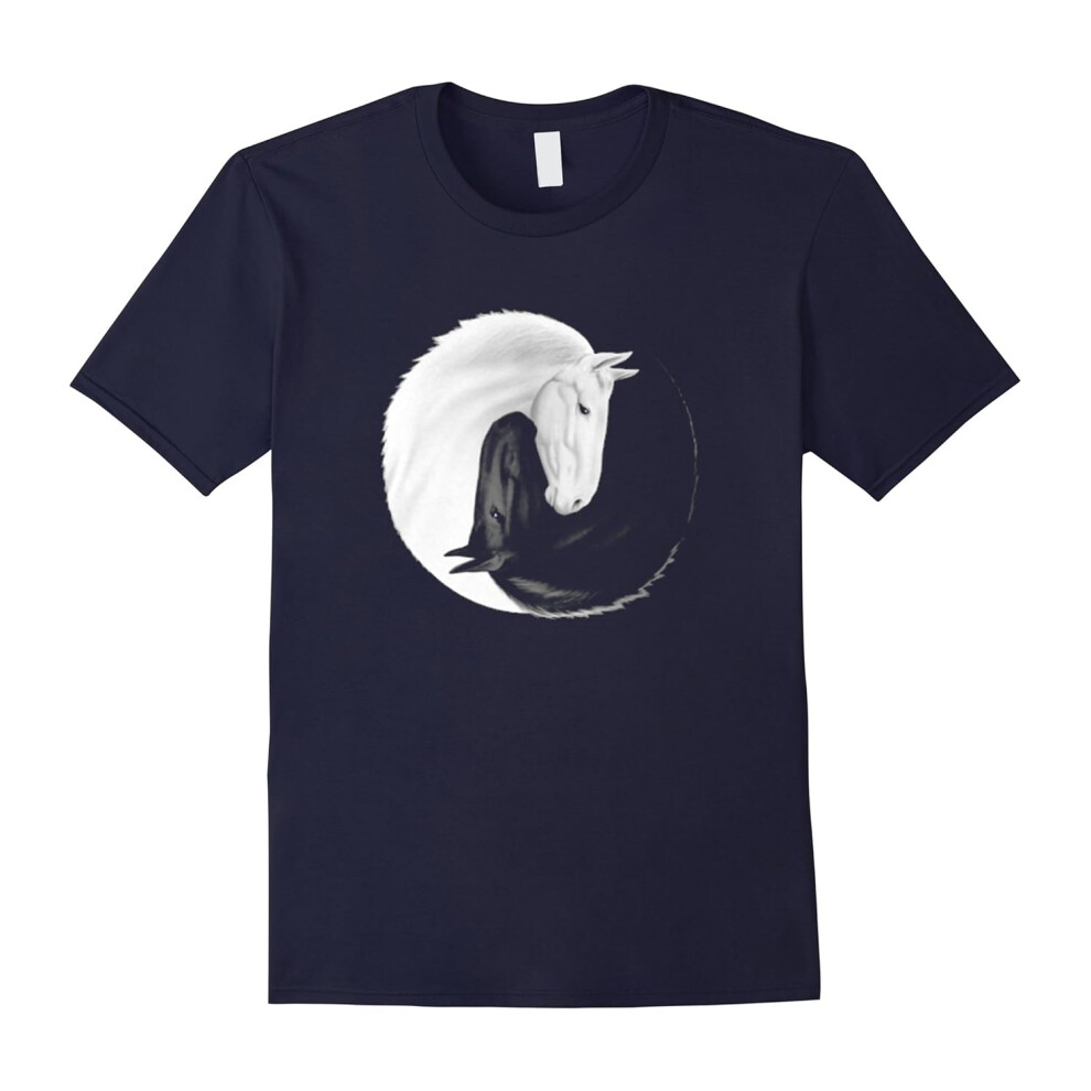 (L) Yin Yang Horse T-Shirt â Best Shirt For Horse Lover-Father's Day