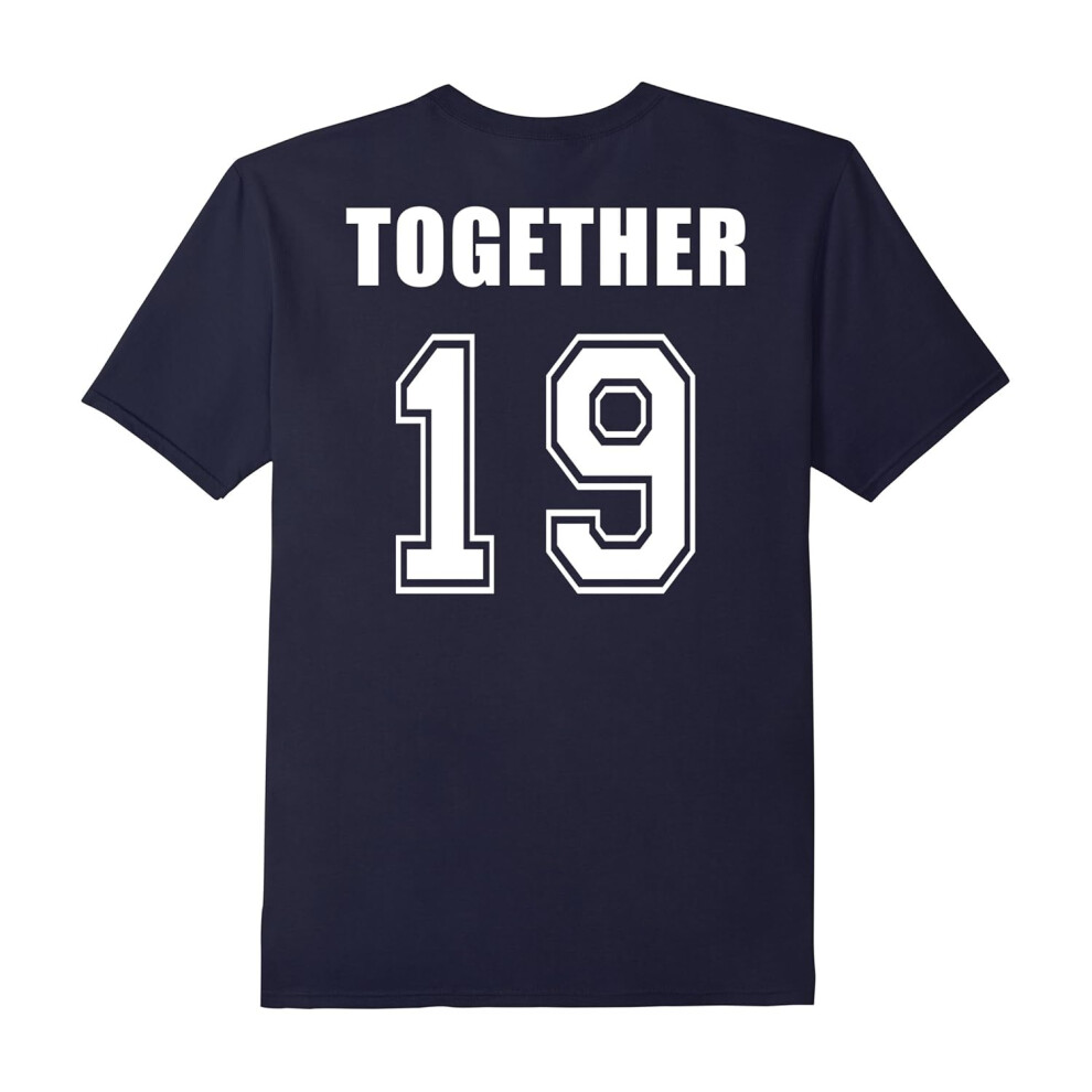 (M) Together since 19xx- couple shirts-Lovers Shirts- King Queen-Father's Day