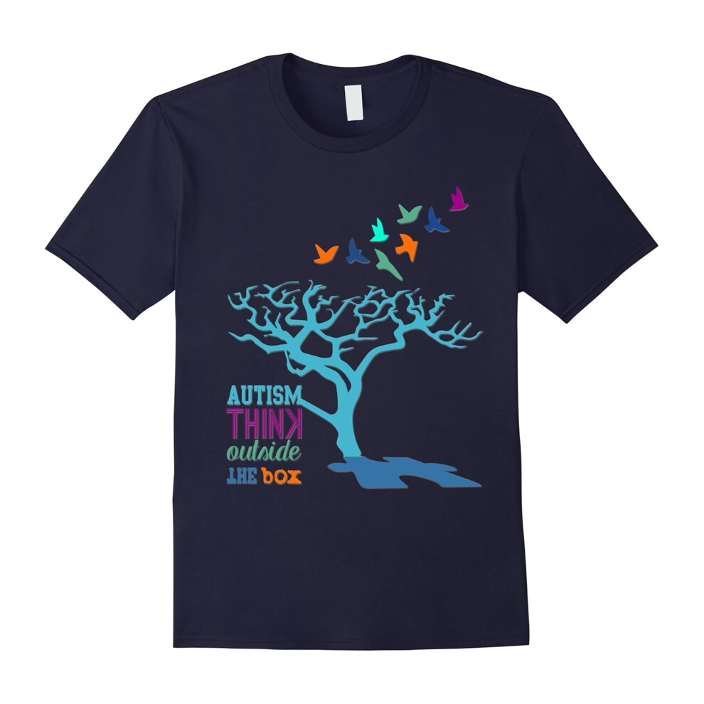 (M) Autism Shirts â Autism Awareness Ribbon T-shirts Mom/Dad/Kid-Father's Day