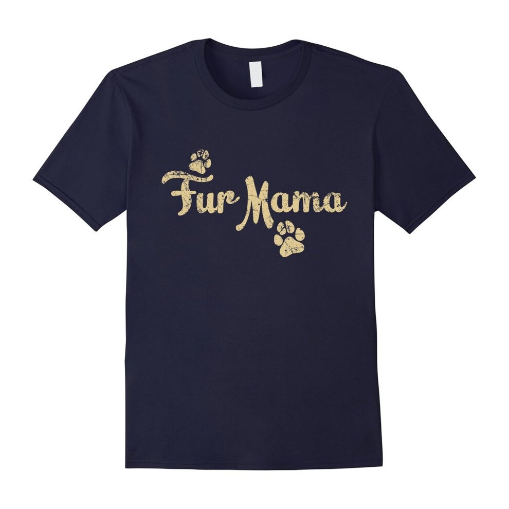 (M) Fur Mama Shirt, Dog Cat Lover Mom Mommy Babies Gift-Father's Day