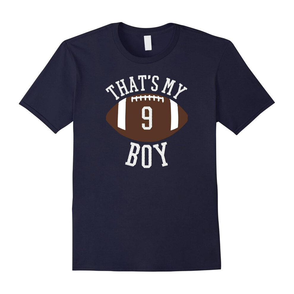 (XXL) Thats My Boy Tshirt #9 Football Shirt For Mom and Dad-Father's Day