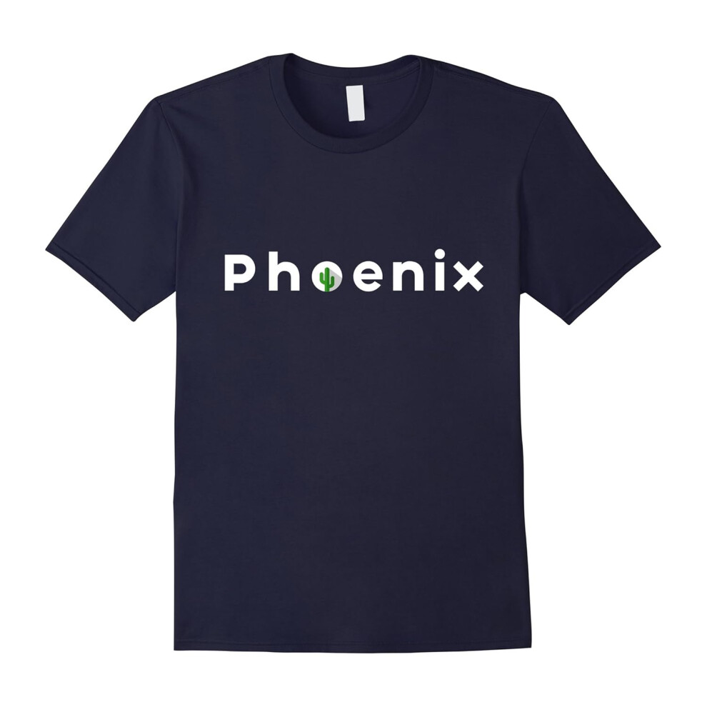 (L) Trendy Love Phoenix âI Heart Phoenixâ Arizona Cactus T-Shirt-Father's Day