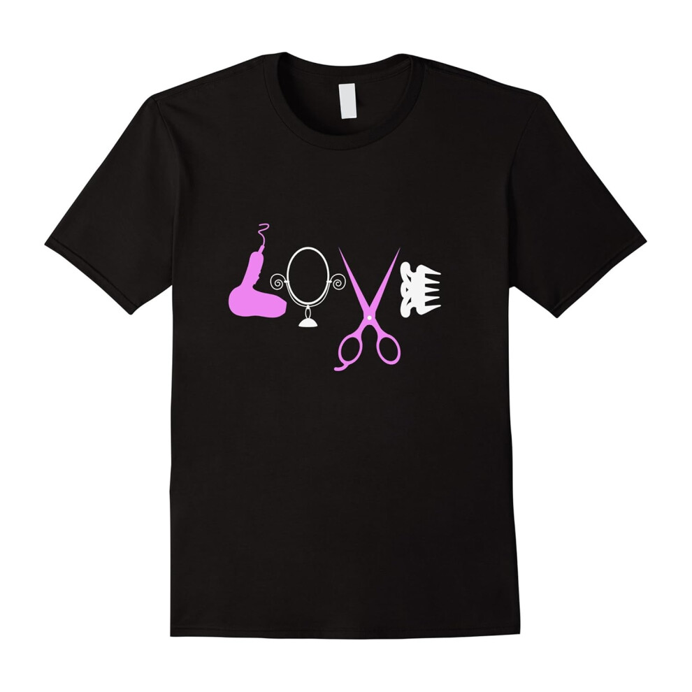 (XXL) Hairdresser Hairstylist Love T-Shirt-Father's Day