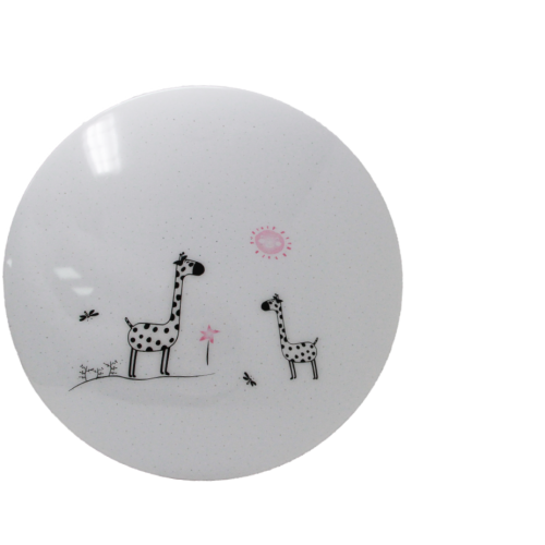 Living And Home 24W LED Round Ceiling Light 6500K, 2500 Lumen, Giraffe Print 1