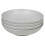(4xWhite) Coloured Stone Ceramic Pasta Bowls Dining Sets 1
