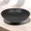 (4xBlack) Coloured Stone Ceramic Pasta Bowls Dining Sets 4