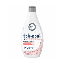 Johnson's Anti-Bacterial Body Wash Almond Blossom 250ml |Removes Germs, Dirt & Bacteria |100% Natural Pure Glycerin Moisturiser