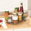 Seasoning Rotary Shelf Transparent Flipable Refrigerator Rotary Table 1