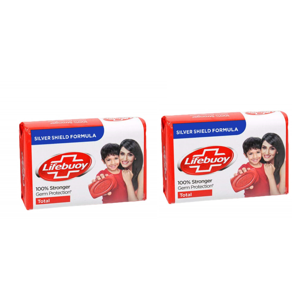 Lifebuoy (Pack Of 2) Soap Bar 120G-Daily Hand Wash & Body Bath