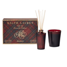 (Holiday Gift Set) Ralph Lauren Gift Set - Candle 272g + Diffuser 124Ml - Ornaments, Decor Scented Box Freshener Scent Aroma Perfume Fragrance
