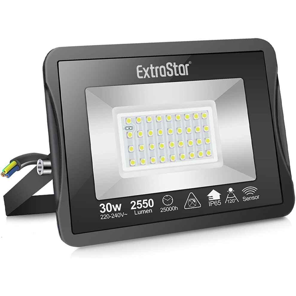30W LED Flood Light, 3000K, IP65