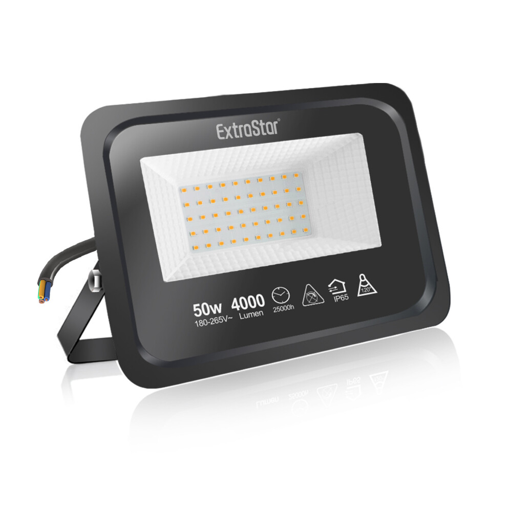 50W LED Flood Light, 4000K, IP65
