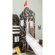 Noa & Nani Army Kids Cabin Bed Tower Accessory for Midsleeper & Bunk Beds