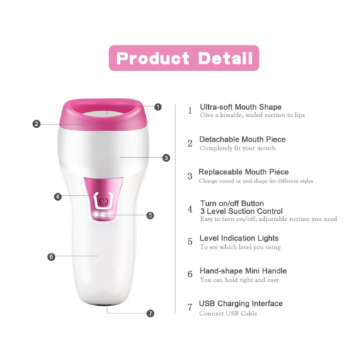 Lip Plumper Lèvres automatiques rechargeables par USB taille portable 2